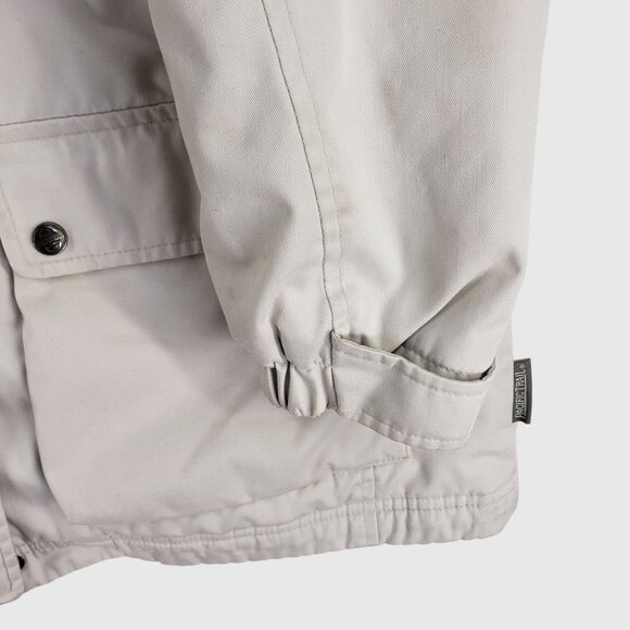 Pacific Trail Beige/White Fleece Plaid Lined Jacket Womes M - Picture 6 of 10